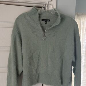 Kendall & Kylie Soft Mint Turtleneck Sweater